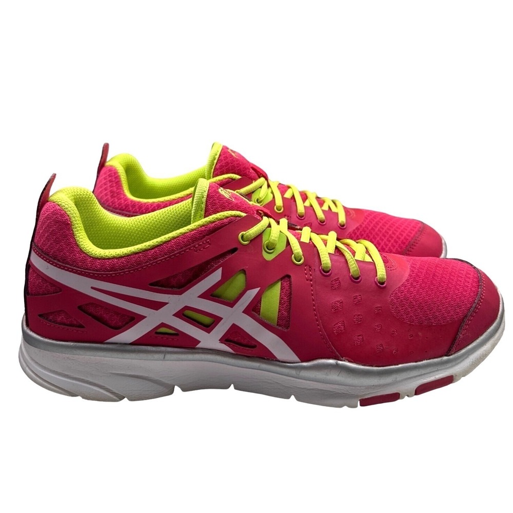 Asics Gel-Sustain TR 2 Running Shoes Womens Size 11 Pink Yellow Sneakers S398Y